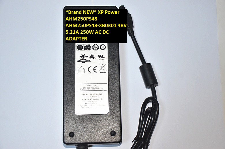 *Brand NEW* XP Power 250W 48V 5.21A AHM250PS48-XB0301 AHM250PS48 AC DC ADAPTER